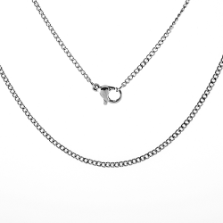 Stainless Steel 18" Cable Pendant Chain