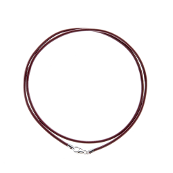 20" 2mm Leather Cord