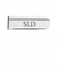 Stainless Steel Personalized Money Clip - Free Engraving